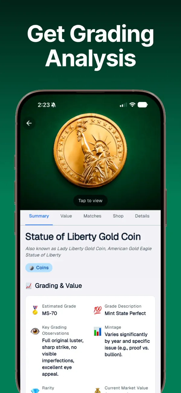 Screenshot #3 pour Coin Scan Identifier & Snap