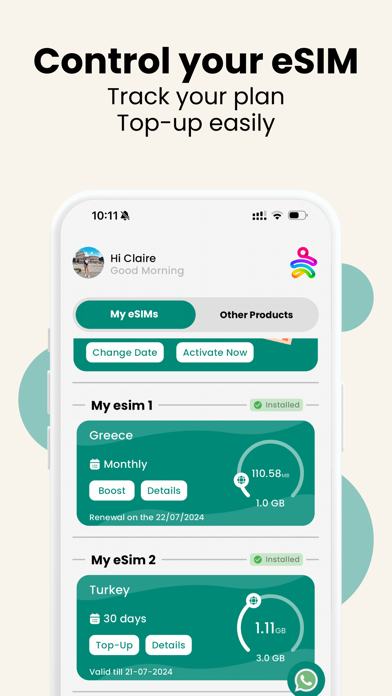 eSIMGSM Screenshot