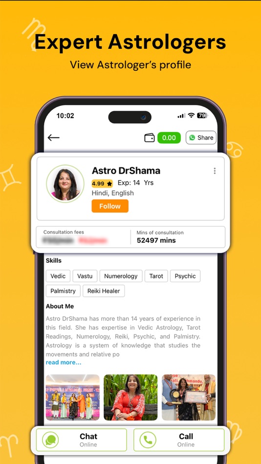 #5. Talk to Astrologer :InstaAstro (iOS) 由: MANK Technology Private Limited