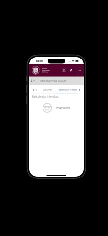 VU biblioteka screenshot
