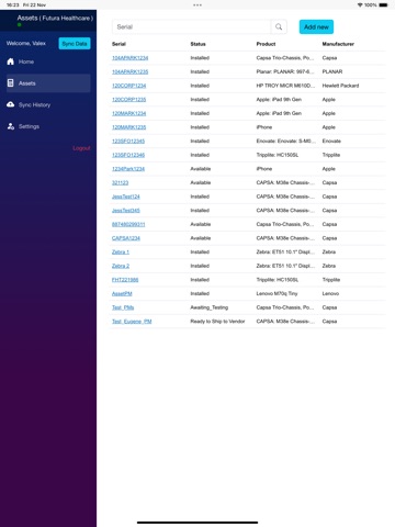 Futura CCP Mobile iPad screenshot