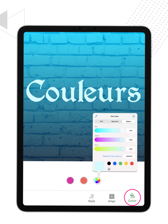Screenshot #6 pour Texte sur Photo - Caligraphie