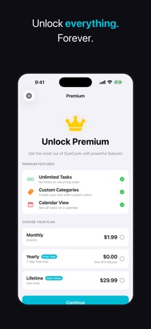 DueCycle: Recurring Tasks Screenshot 7 of 7
