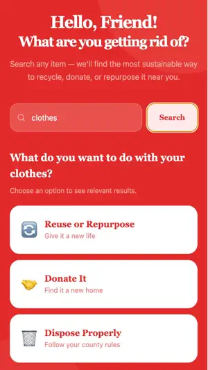 giveWhere screenshot 1