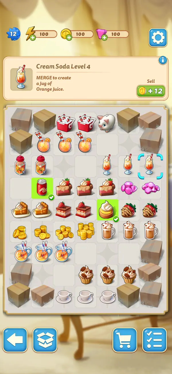 #5. Merge Mansion: Puzzles & Story (iOS) De: Metacore Games Oy