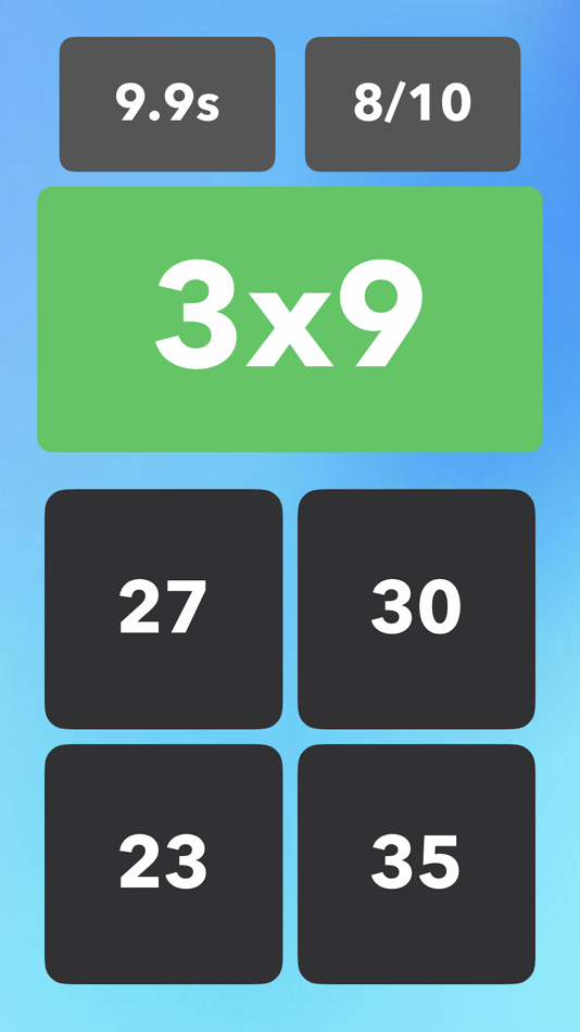 #3. Times Tables - Test and Learn (iOS) By: Vicki Partridge