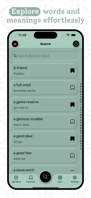 Bosnian | Bosnian Dictionary screenshot 2