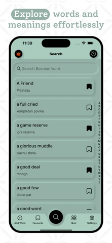 Bosnian | Bosnian Dictionary Screenshot 2 of 8