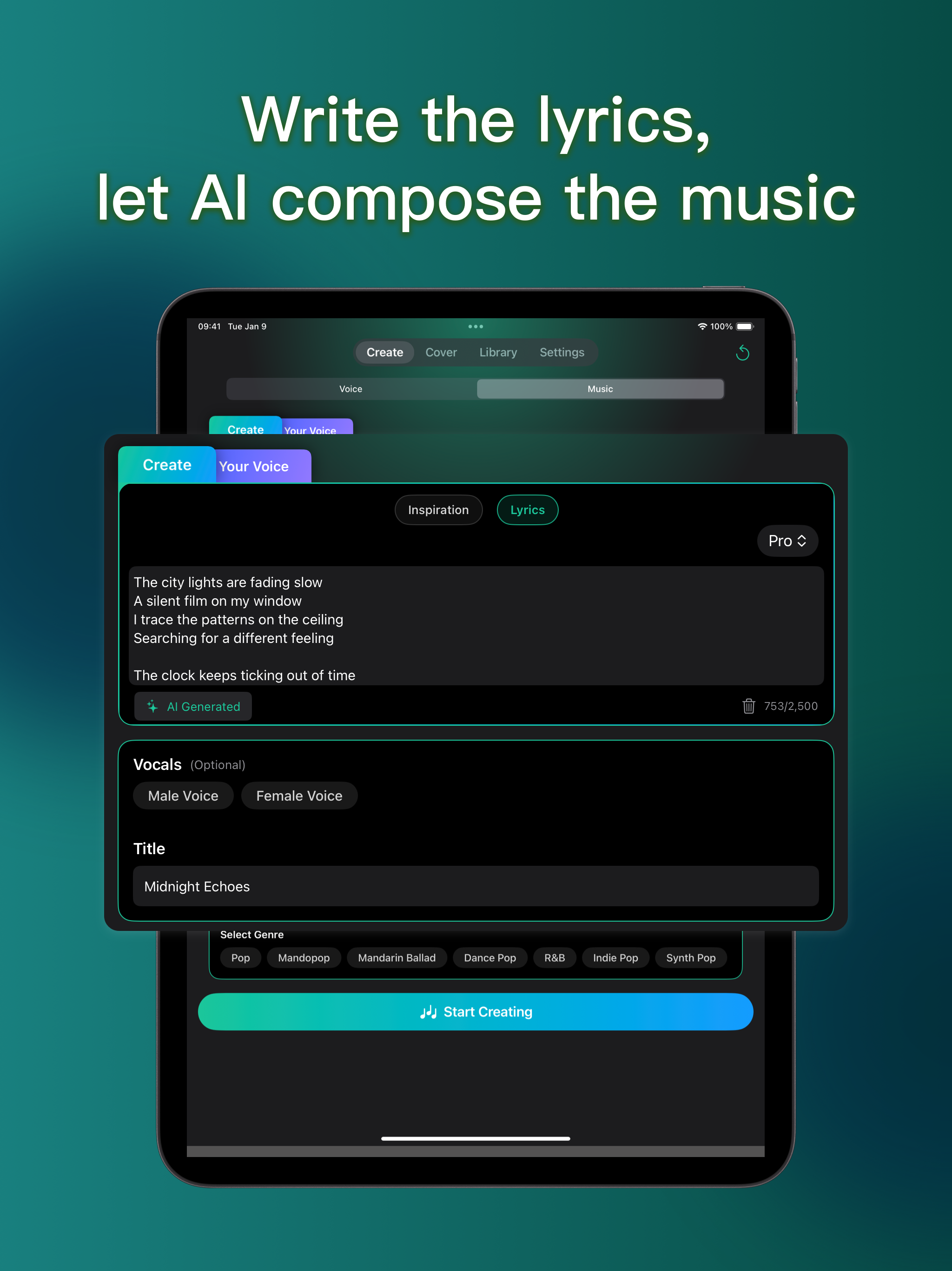 Melo: AI Music, Song generator screenshot 9