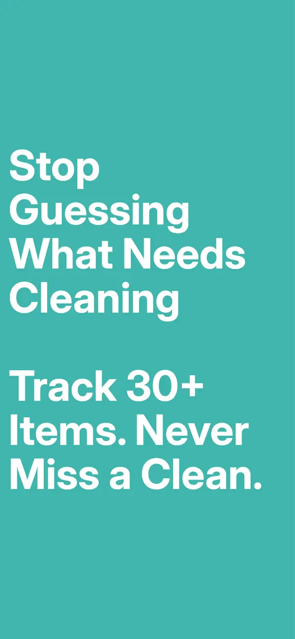Screenshot #1 pour Cleaned It - Cleaning Tracker