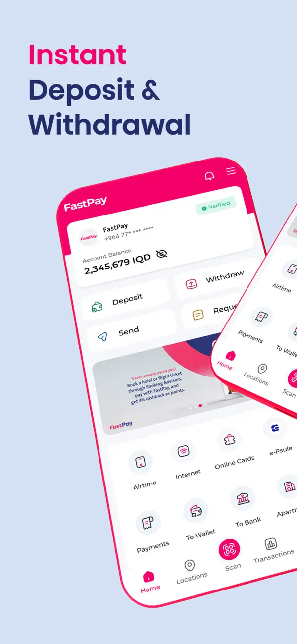 Screenshot #1 pour FastPay Wallet