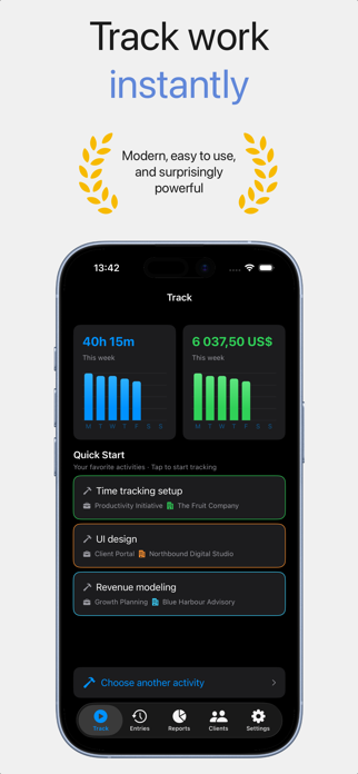 Time Tracker: Hourli Screenshot 1 of 10