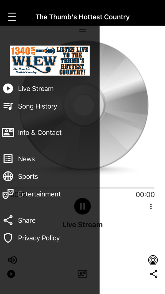 #2. AM 1340 WLEW (iOS) 来自: Thumb Broadcasting