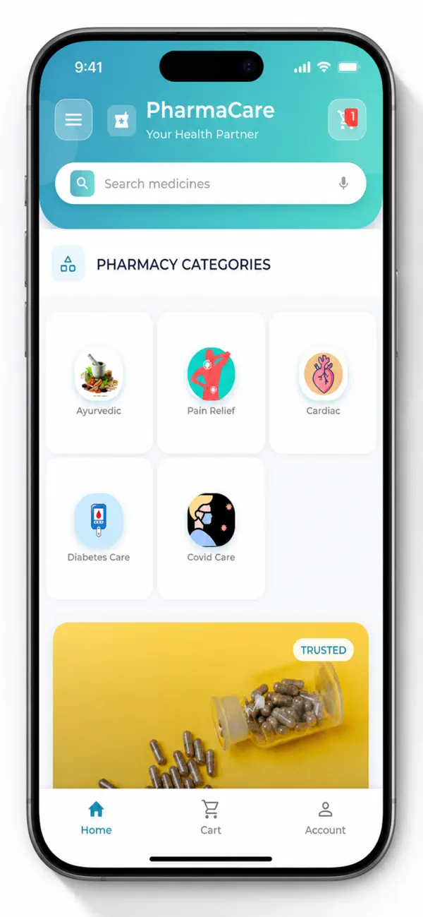 Screenshot #2 pour AGSKart Pharmacy App