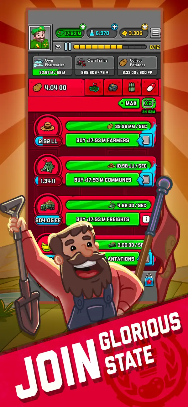 #1. AdVenture Communist (iOS) โดย: Hyper Hippo Publishing Ltd.