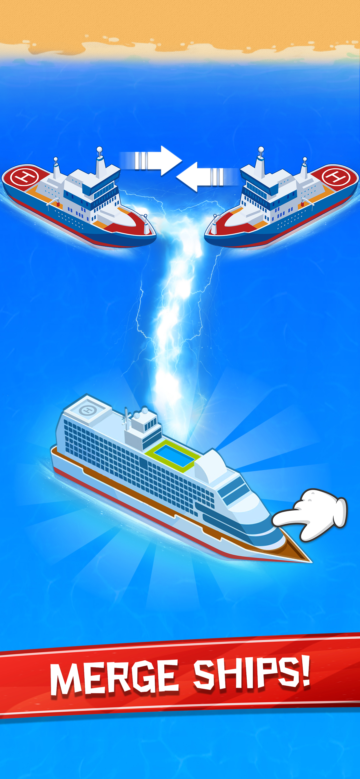 Merge Ship - Idle Tycoon Game