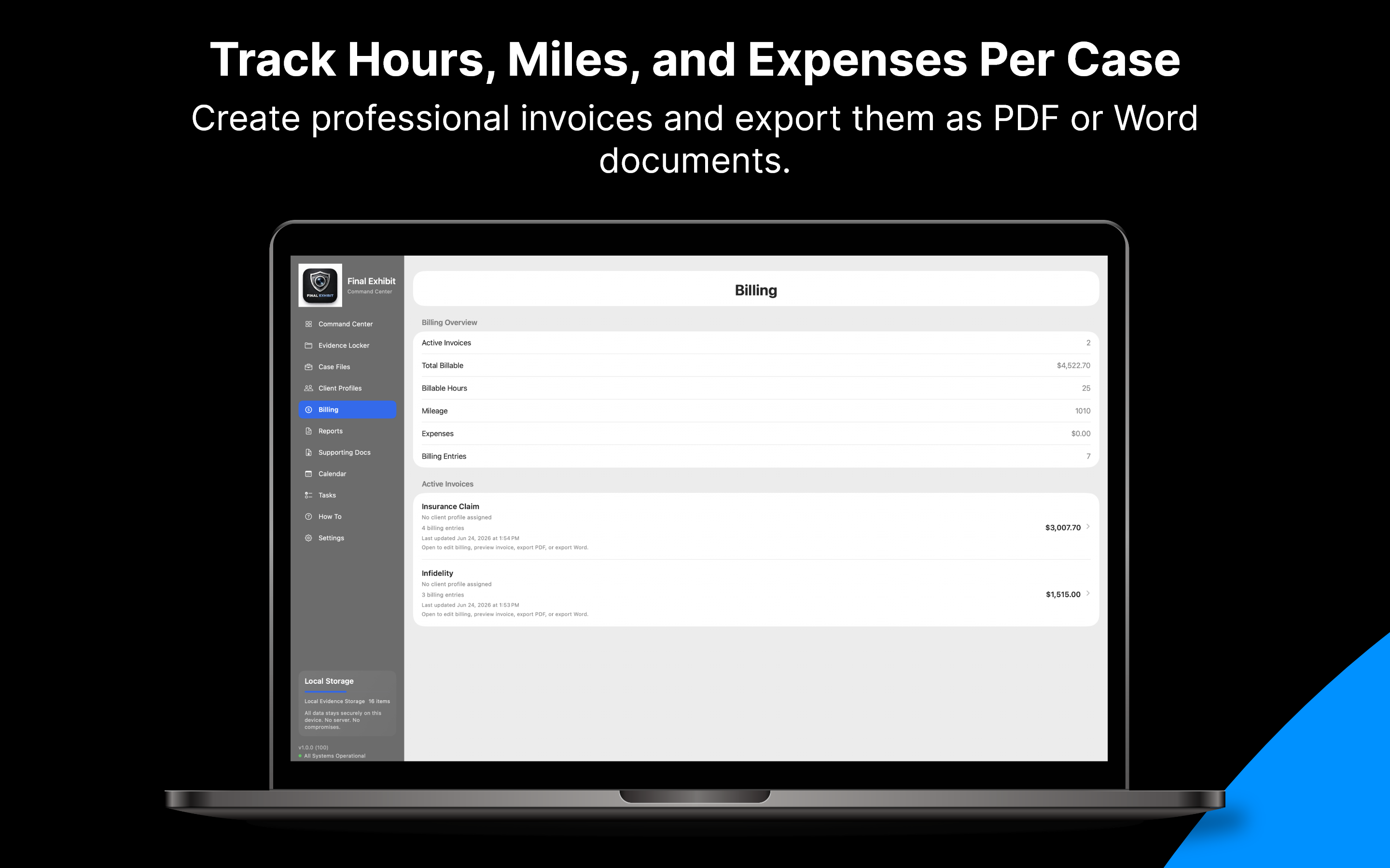 Final Exhibit: Case Builder screenshot 15