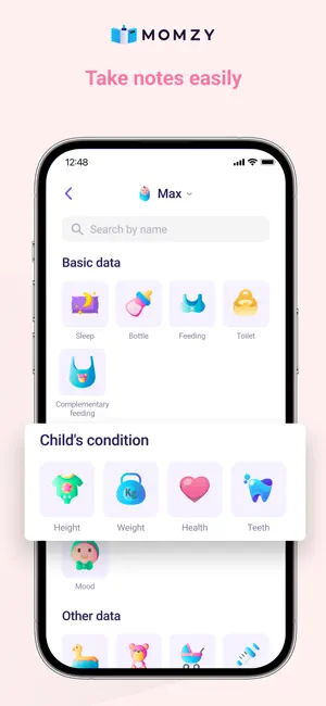Momzy: Breastfeeding Tracker screenshot 2
