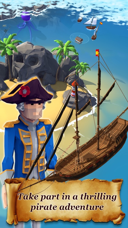Pirate Raid: Caribbean Battle screenshot 1