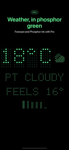 Punctum – Dot-Matrix Clock Screenshot 2 of 5