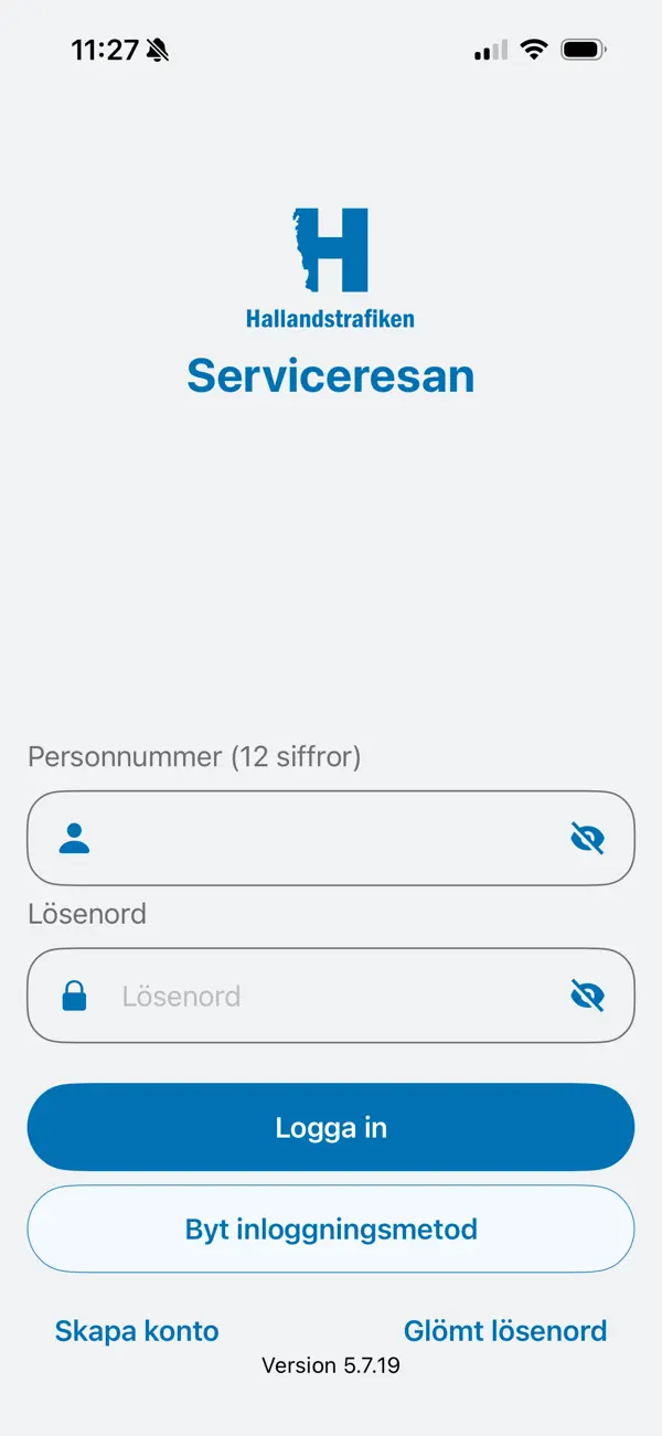 Screenshot #1 pour Hallandstrafiken Serviceresan