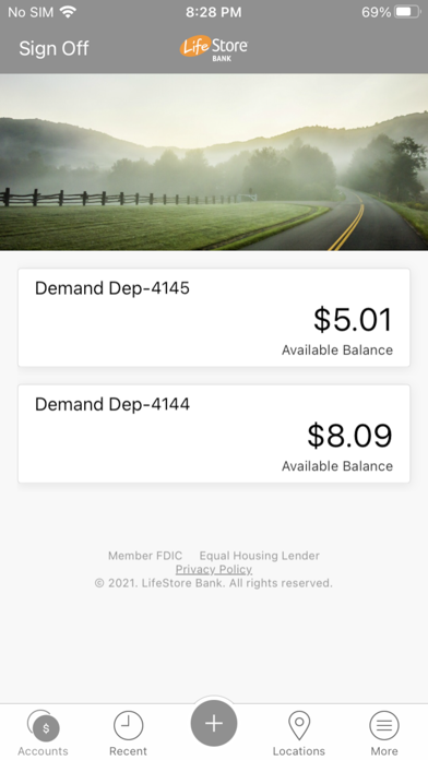 LifeStore Bank Mobile Screenshot