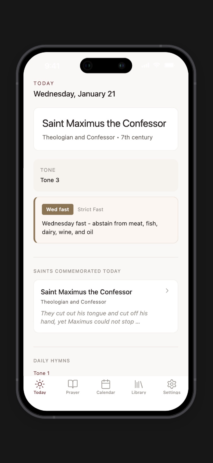 Orthodox Rule iphone screenshot 1