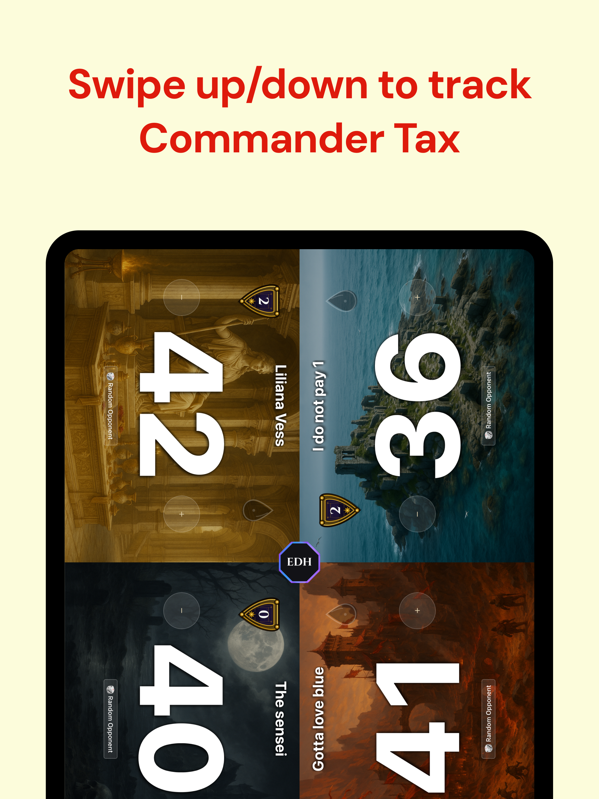 MTG-OS: Commander Life Counter