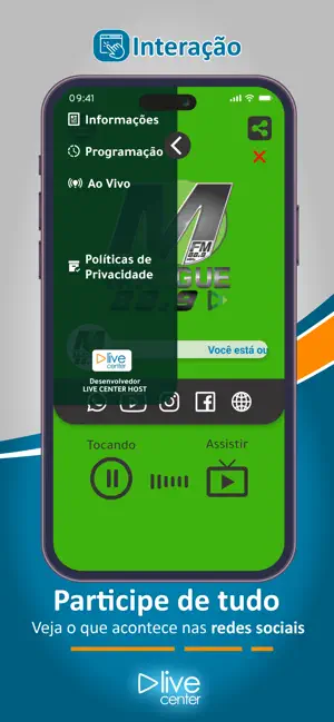 Mangue FM - 88.9 MHz screenshot 2