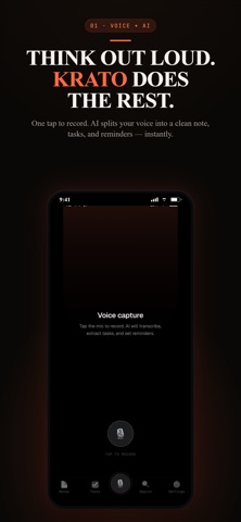 Krato: Notes & Tasks screenshot
