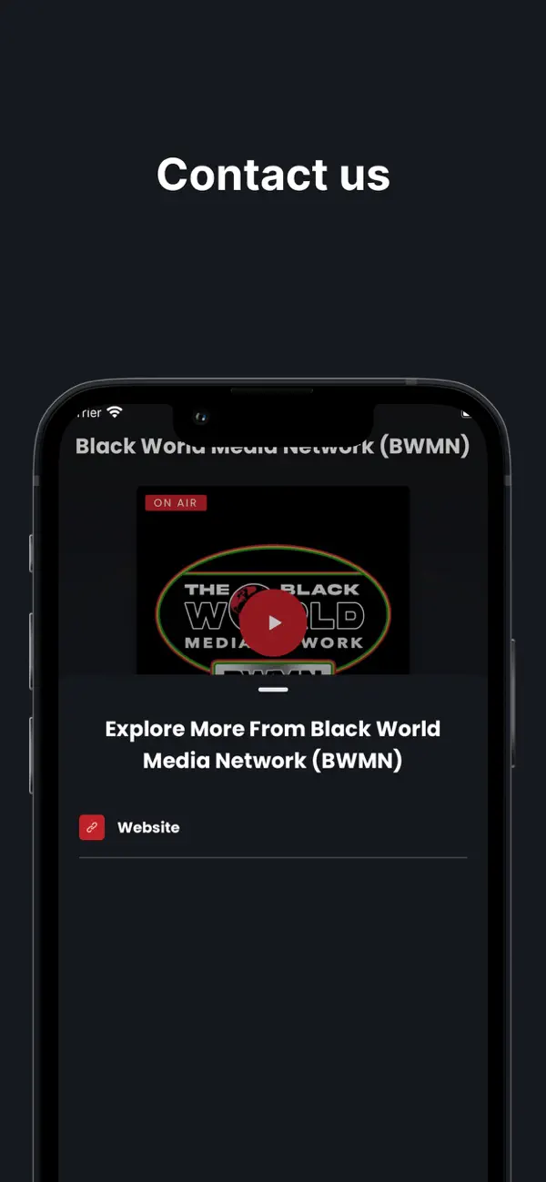 Screenshot #1 pour Black World Media Network