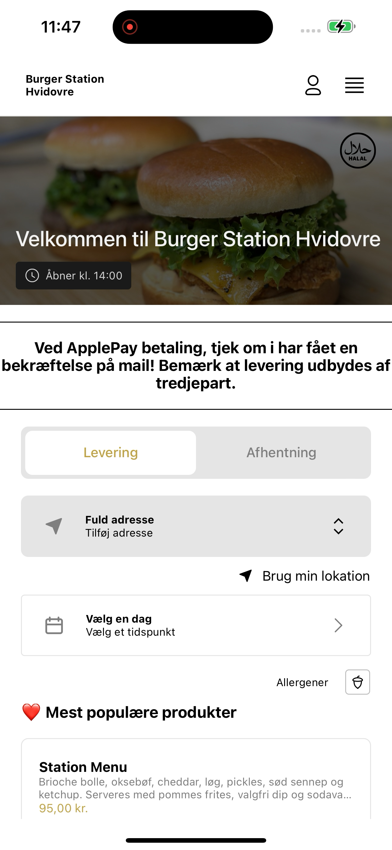 Burger Station Hvidovre