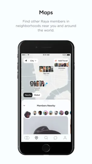 Captura de pantalla de Raya en iPhone 5
