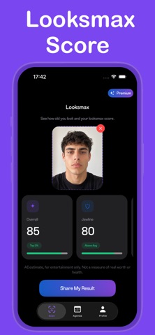 Looksmax: Face Rating & Score iPhone screenshot