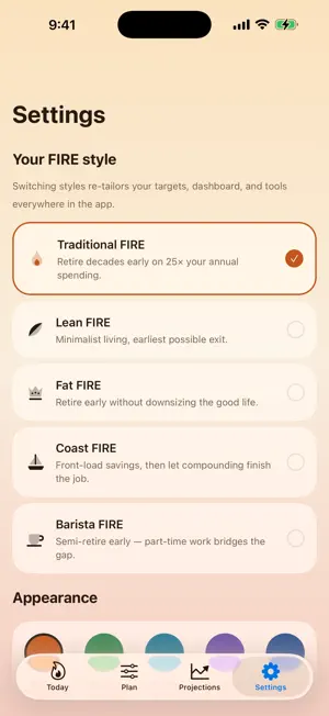 NestEgg: FIRE Calculator screenshot 4