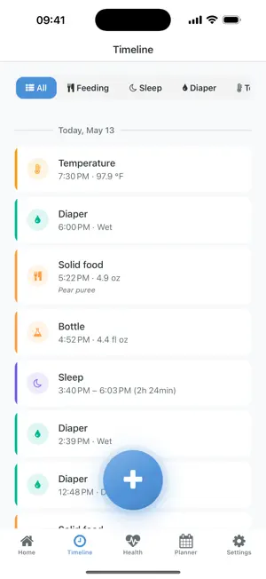 Bably — Baby & Newborn Tracker screenshot 2