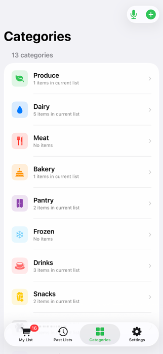 Grocery/ShoppingList Screenshot 2 of 9