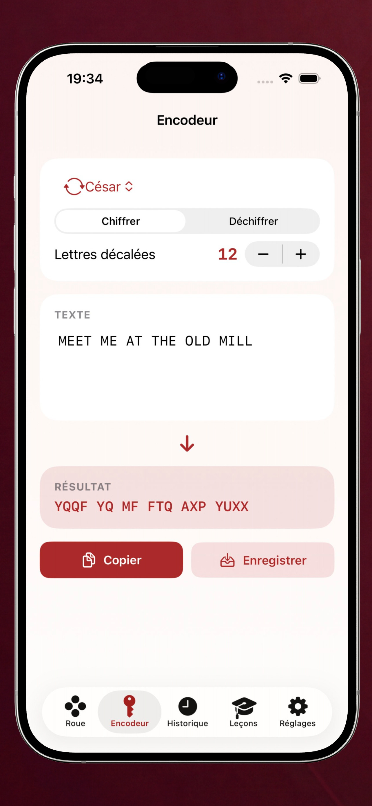 CipherWheels screenshot 2