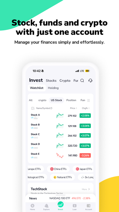 ZA Bank Screenshot
