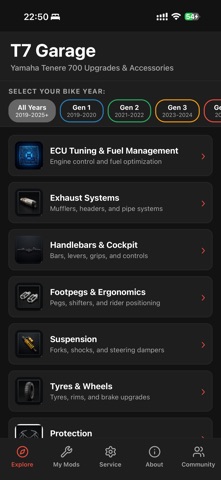 T7 Garage screenshot