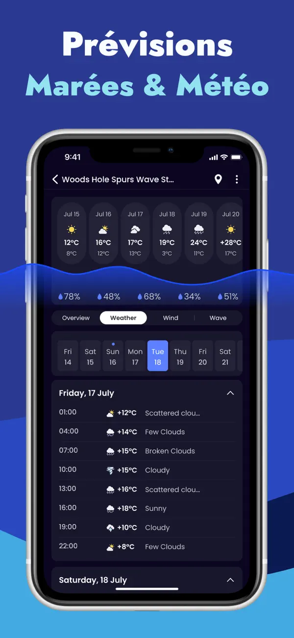 Screenshot #3 pour NOAA Météo Marine & Prévisions