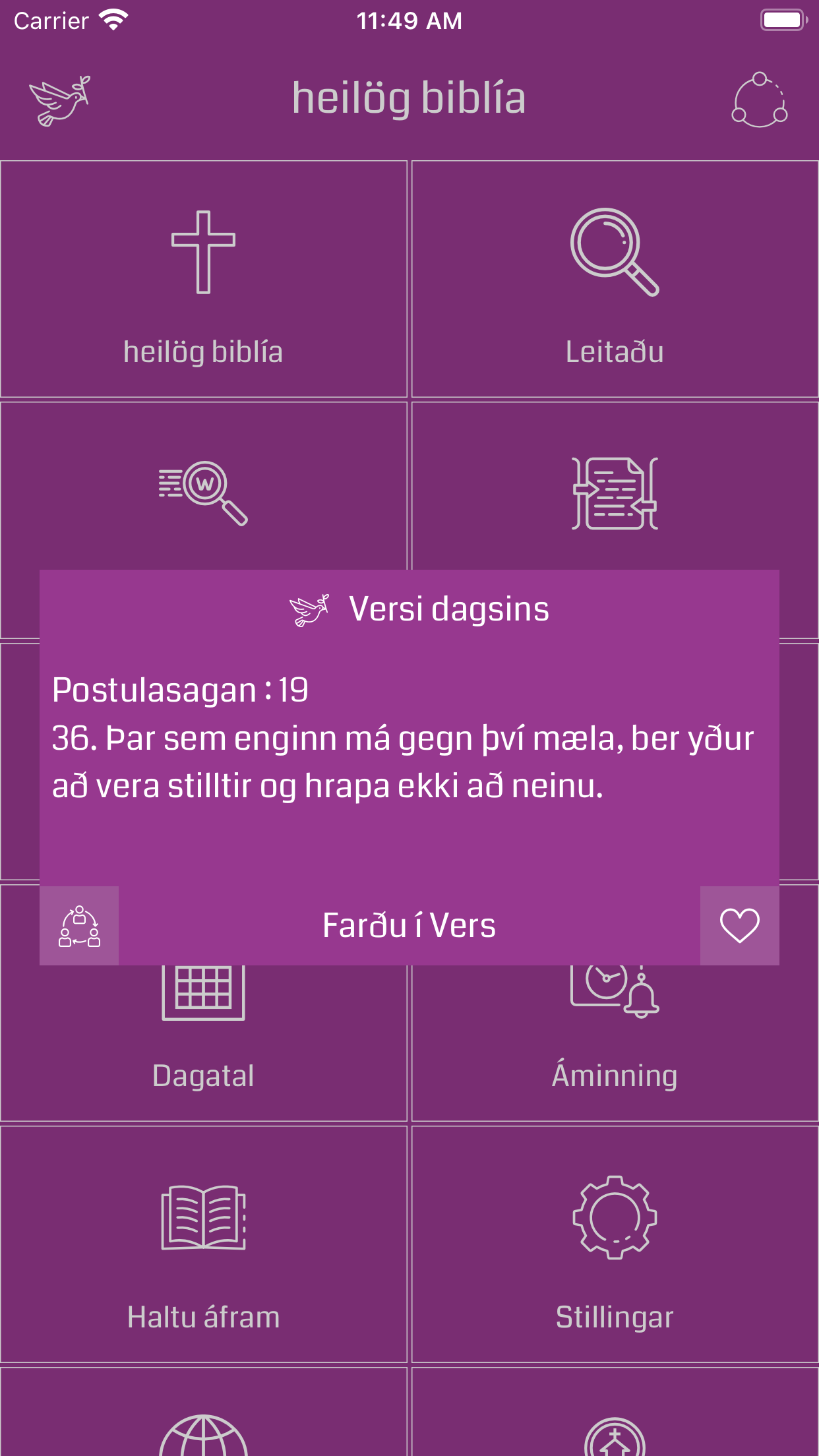 Icelandic Bible