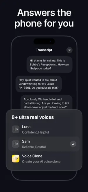 Beside (M1): AI Receptionist screenshot 2