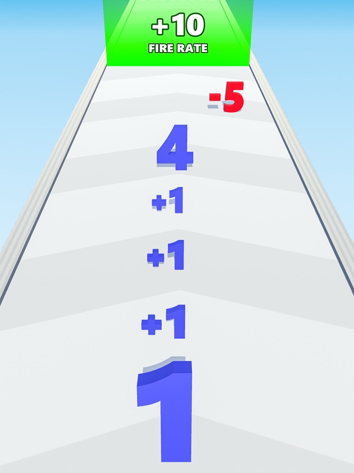 Number Run  Merge Shooting