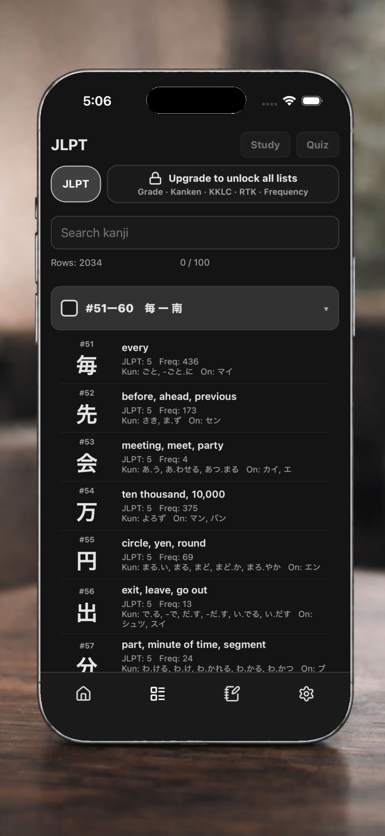 Tegaki - Kanji Writing