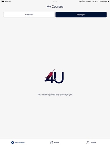 4U app iPad screenshot