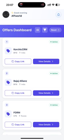AffWorld screenshot