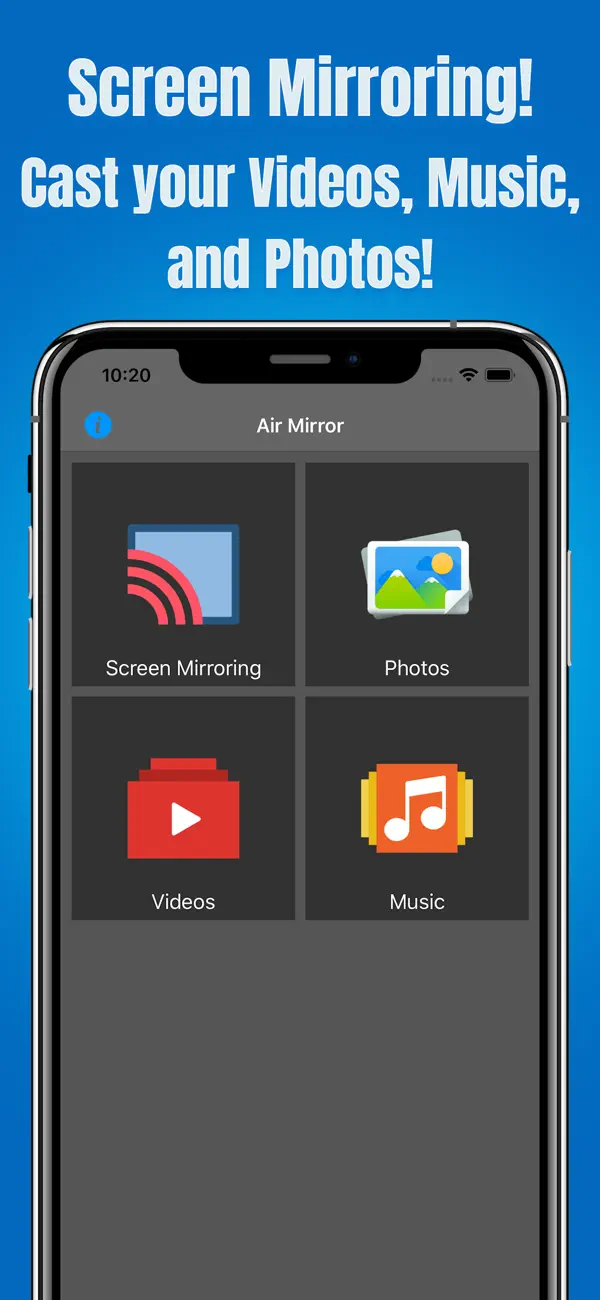 Screenshot #1 pour Screen Mirroring App - TV Cast