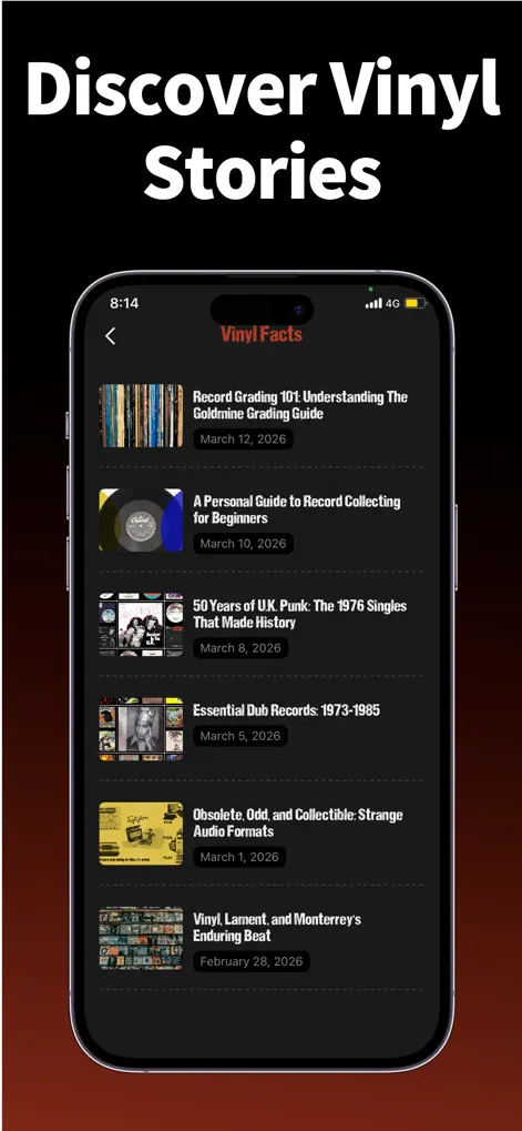 Vinyl Identifier:Scan Record - App de Referencia | MWM