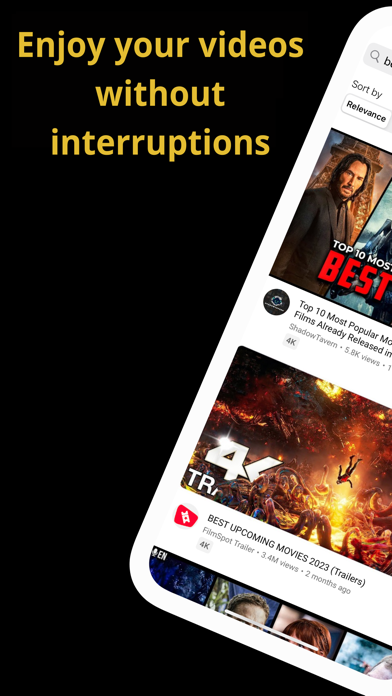PlayNav - YouTube Free Ads Screenshot